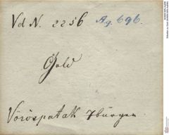 Etiketten zu Gold (NHMW-MIN-Aq696)